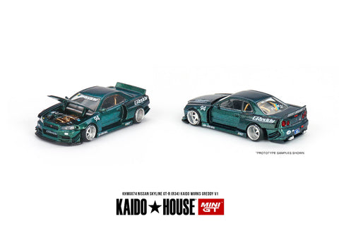 Kaido House x MINI Nissan Skyline GTR R34 KAIDO works GREDDY V1