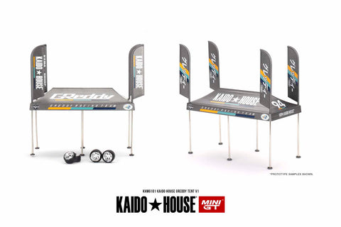 Kaido House x Mini GT Kaido House GREDDY Tent V1