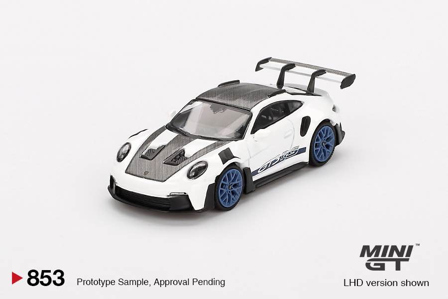 Mini GT 1/64 Porsche 911 (992) GT3 RS Weissach Package White