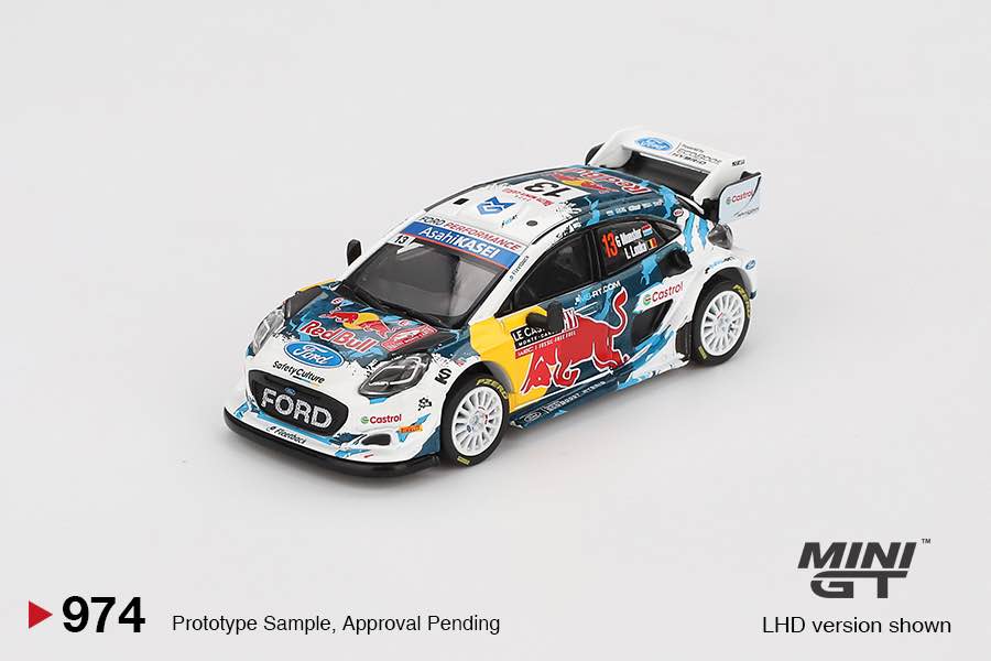 Mini GT 1/64 Ford Puma Rally1 #13 M-Sport Ford WRT 2024 Rally Monte Carlo
