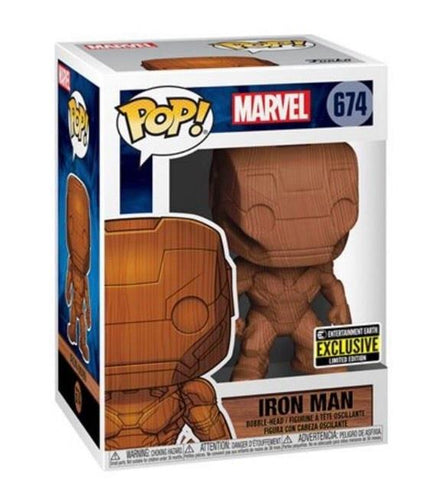 Pop! Marvel: Iron Man Wood Deco Wood (Entertainment Earth Exclusive)