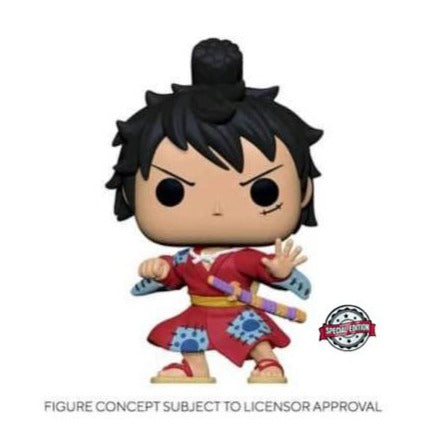 Funko Pop! Animation: One Piece - Luffy in Kimono (Metallic) (Special Edition)