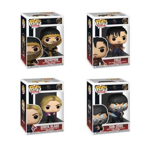 Funko Pop! Movies: Mortal Kombat 2021 Set of 4