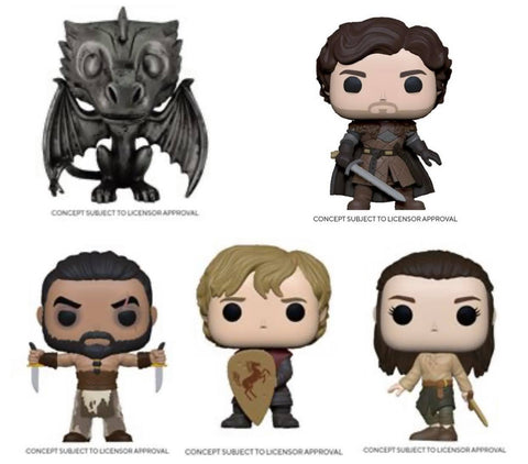 Funko Pop! TV: Game Of Thrones Set of 5