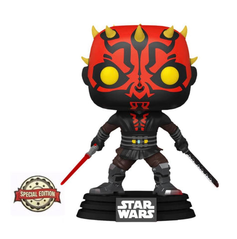 Funko Pop! Star Wars: Clone Wars - Darth Maul w/ Saber (Special Edition)