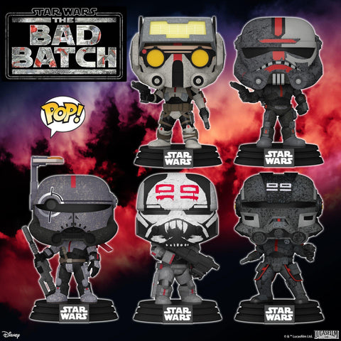 Funko Pop! Star Wars: The Bad Batch Set of 5