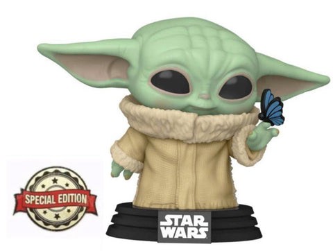 Funko Pop! Star Wars: Mandalorian - The Child with Butterfly (Special Edition)