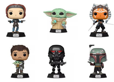 Funko Pop! Star Wars: Mandalorian Set of 6