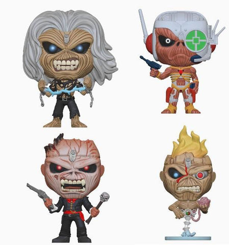 Funko Pop! Rocks: Iron Maiden Set of 4
