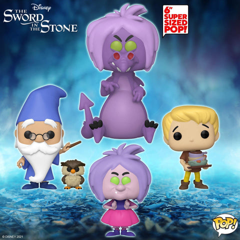 Funko Pop! Disney: The Sword in the Stone Set of 4