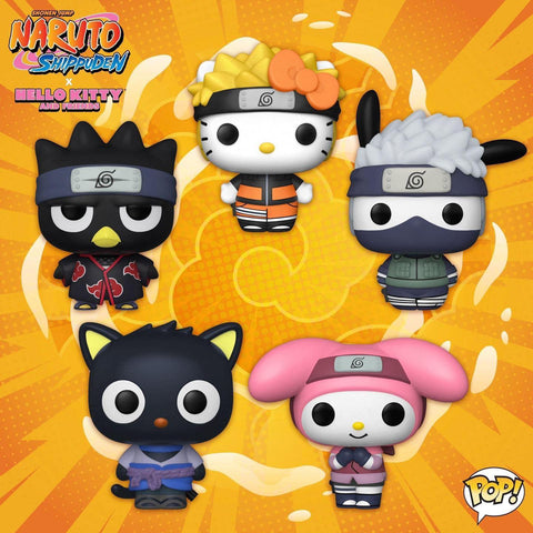 Funko Pop! Animation: Sanrio/Naruto Set of 5