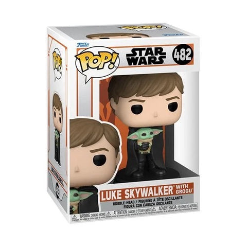 Funko Pop! Star Wars: Mandalorian - Luke Skywalker w/ Grogu