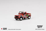 Mini GT 1/64 Land Rover Defender 90 pick up 2021 Christmas Edition limited