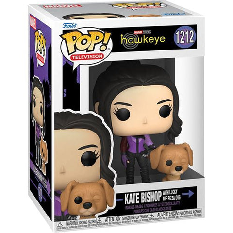 Funko Pop! Marvel: Hawkeye - Kate Bishop with Lucky the Pizza Dog