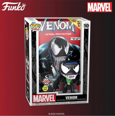 Funko Pop! Comic Cover: Marvel- Lethal Protector Venom (GITD) Special Edition