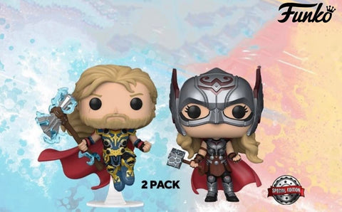 Funko Pop! Marvel - Thor: Love and Thunder - Thor & Mighty Thor 2pk Special Edition
