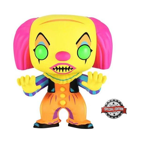 Funko Pop! Movies: IT- Pennywise (BLKLT) Special Edition