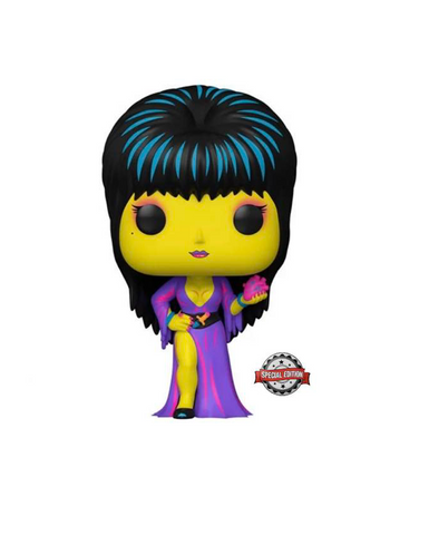 Funko Pop! Icons: Elvira (BLKLT) Special Edition