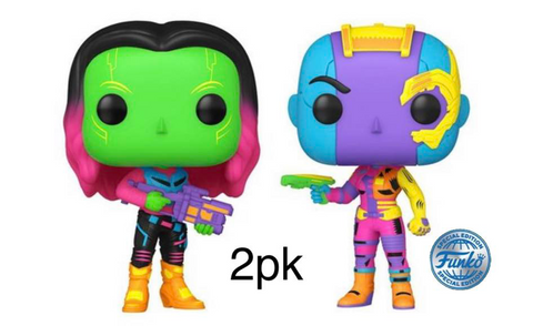 Funko Pop! Marvel: Black Light - Gamora and Nakia (FSE)