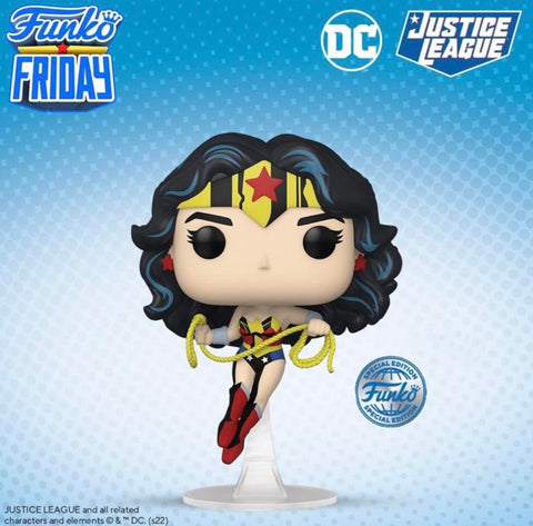 Funko Pop! Heroes: JL Comic - Wonder Woman Funko Special Edition