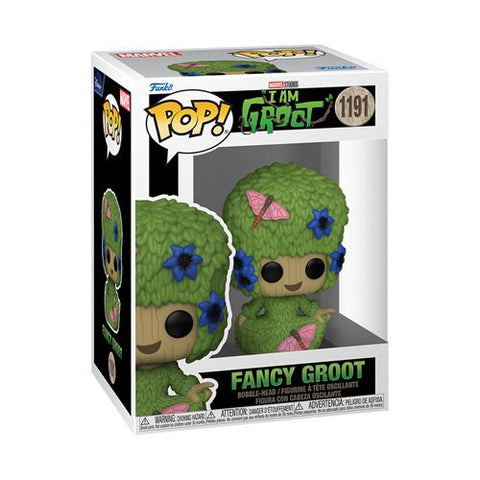 Funko Pop! Marvel: I Am Groot - Groot (Marie Hair)