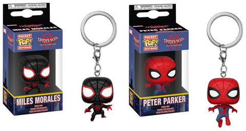 POP Keychain Set: Animated Spider-Man - Spider-Man & S-M Miles