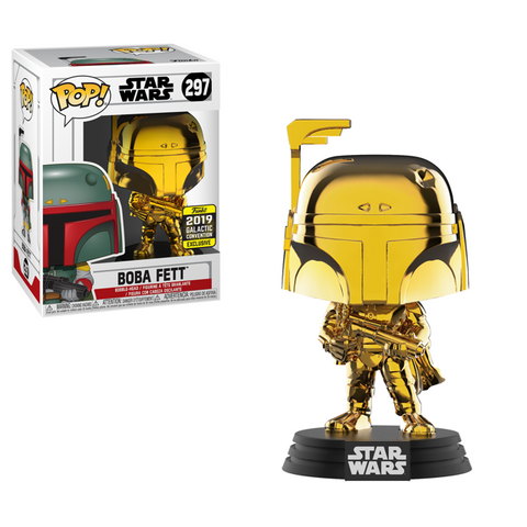 Star Wars 2019 Shared Exclusive: Boba Fett Gold Chrome