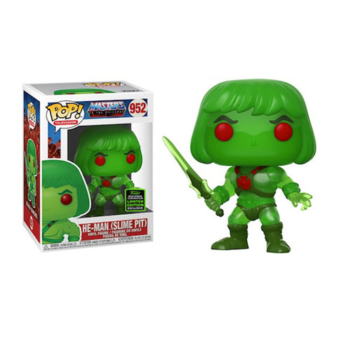 Funko Pop! TV: 2020 ECCC Funko Shared Exclusive - MOTU - He Man (Slime Pit)