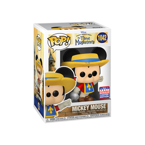 Funkon 2021 Shared Exclusive: Pop! Disney: The Three Musketeers - Mickey