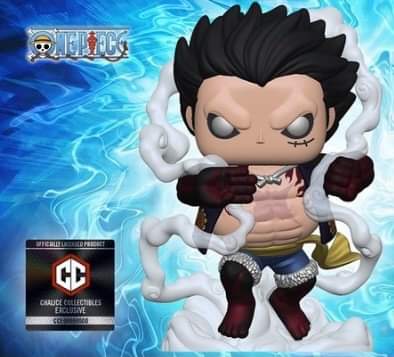 Funko Pop! Animation: One Piece - Luffy (Gear 4th) - Metallic (Chalice Exclusive)
