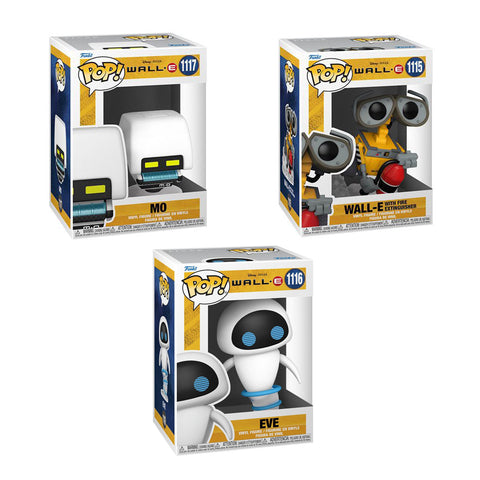 Funko Pop! Disney: Wall-E Set of 3