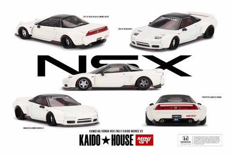 1:64 Honda NSX NA1 White Kaido works V2