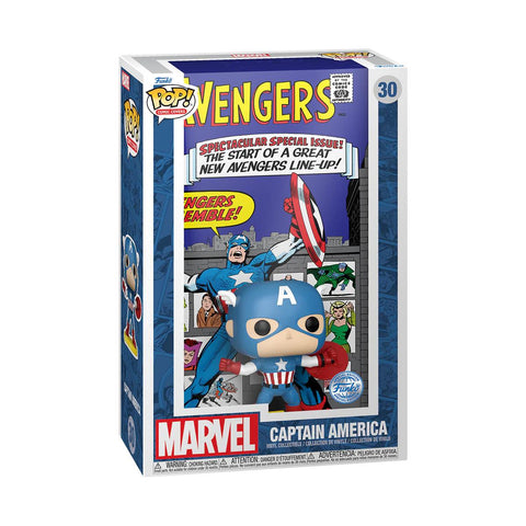 Funko Pop! Comic Cover: Marvel- Avengers Captain america