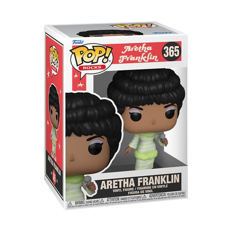 Funko Pop! Rocks:  Aretha Franklin(Green Dress)