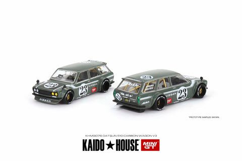 Kaido House x MINI GT Datsun 510 Carbon Wagon V3