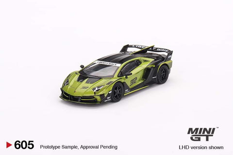 Mini GT 1/64 Lamborghini LB-Silhouette WORKS Aventador GT EVO Lime LHD