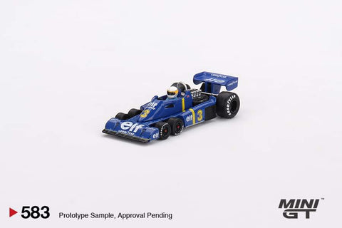 Mini GT 1/64 Tyrrell P34 #3 Jody Scheckter  1976 Swedish GP Winner LHD