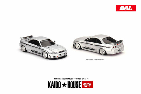 Kaido House x Mini GT Nissan Skyline GTR R33 DAI33 V1