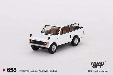 Mini GT 1/64 Range Rover Davos White LHD
