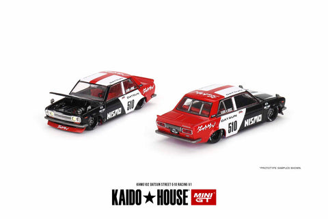 Kaido House x Mini GT Datsun Street 510 Racing V1