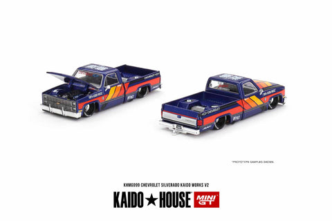 Kaido House x Mini GT Chevrolet Silverado KAIDO WORKS V2