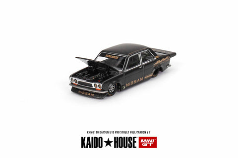 Kaido House x Mini GT Datsun 510 Pro Street Full Carbon V1