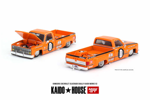Kaido House x Mini GT Chevrolet Silverado dually KAIDO WORKS V2