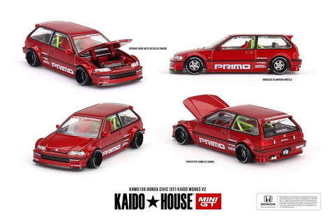 Kaido House x Mini GT  Honda Civic (EF) Kaido Works V2