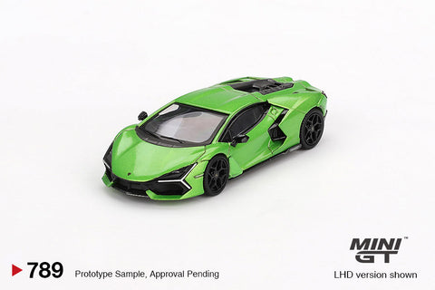 Mini GT 1/64 Lamborghini Revuelto  Verde Selvans LHD