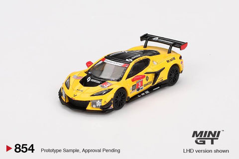 Mini GT 1/64 "Chevrolet Corvette Z06 GT3.R  #3 Corvette Racing by Pratt Miller Motorsports  2024 IMSA Daytona 24 Hrs"