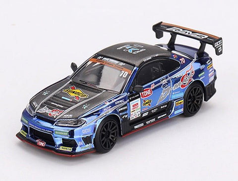 Mini GT 1/64 Nissan Silvia (S15) D-MAX  #70  D-MAX Racing 2023 D1 Grand Prix - Japan Exclusive  RHD / D1 Blister Packaging Japan Exclusive