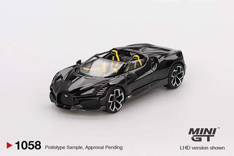 Mini GT 1/64  Bugatti W16 Mistral Black