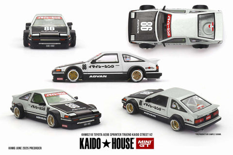 Kaido House x Mini GT 1/64 Toyota AE86 Sprinter Trueno Kaido Street V2