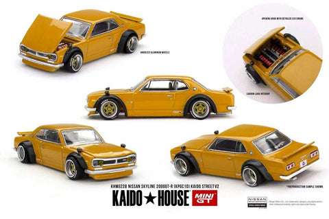 Kaido House x Mini GT 1/64 Nissan Skyline 2000 GT-R (KPGC10)  Kaido Street V2